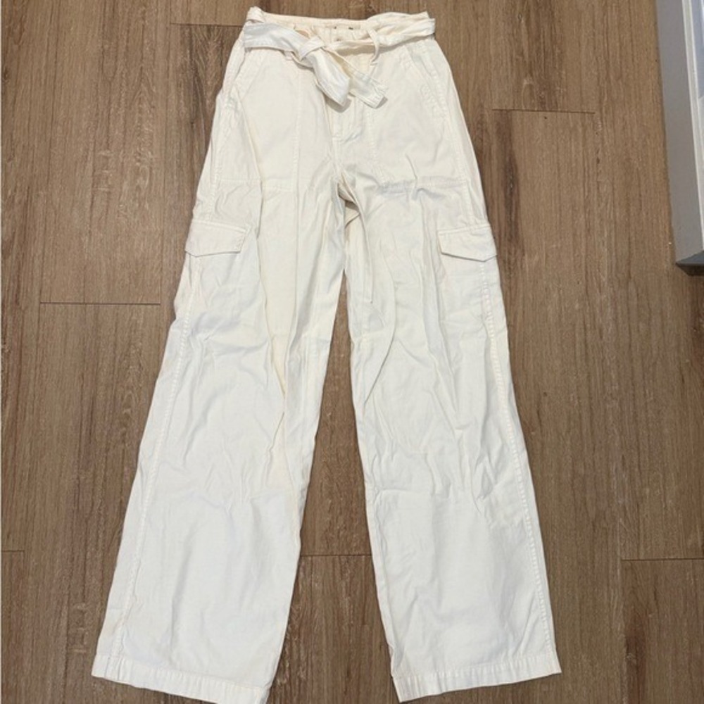 Madewell Griff Wide Leg Cargo Pants Garment Dye NEW 23 Vintage Canvas Trendy